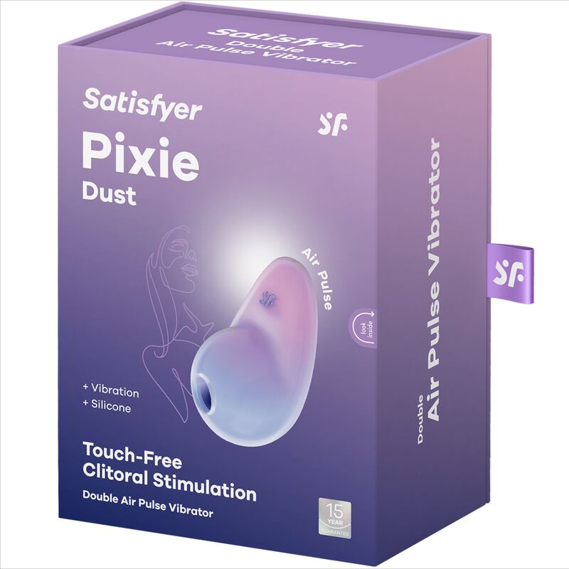 SATISFYER - PIXIE DUST LILAC AIR PLUSE STIMULATOR