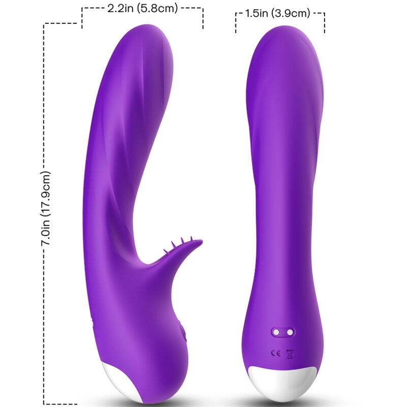 ARMONY - ROMANCE VIBRATOR MIT STIMULATOR LILA