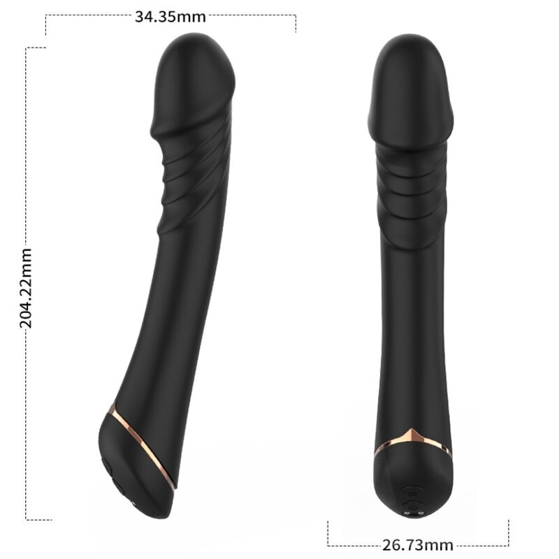 ARMONY - DILDO VIBRATOR SILIKON SCHWARZ