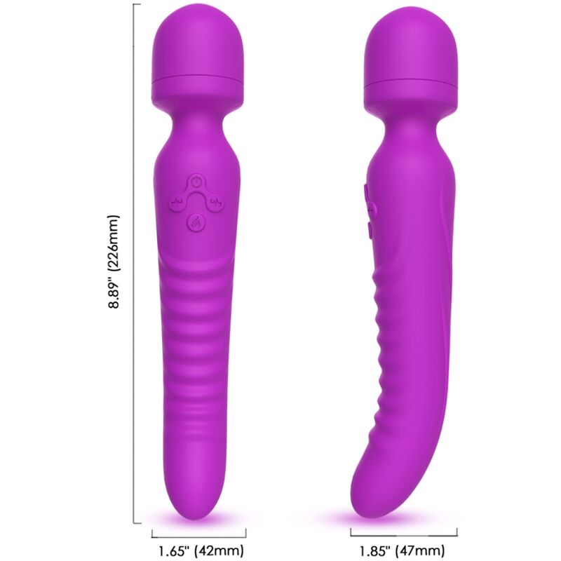 ARMONY - MISSION MASSAGER & VIBRATOR WÄRMEEFFEKT LILA