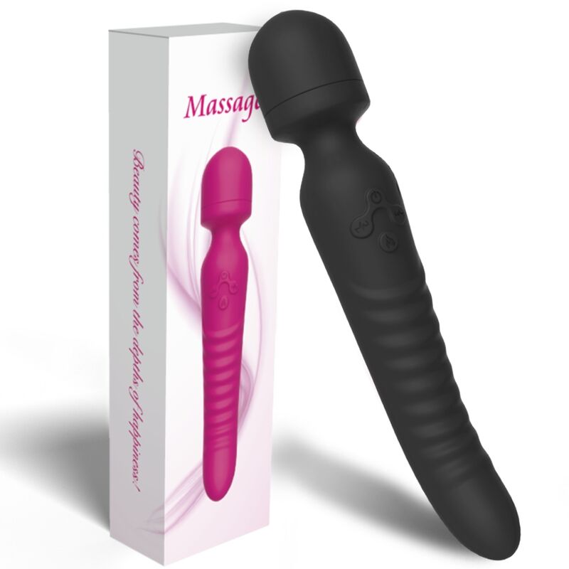 ARMONY - MISSION MASSAGER & VIBRATOR WÄRMEEFFEKT SCHWARZ