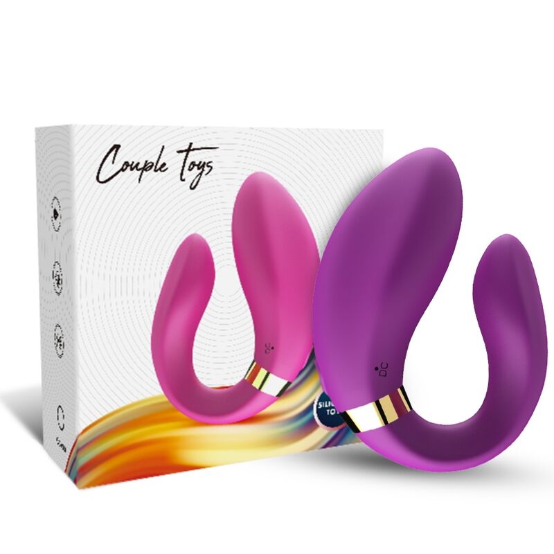 ARMONY - CRESCENT VIBRATOR FÜR PAARE, FERNBEDIENUNG, LILA