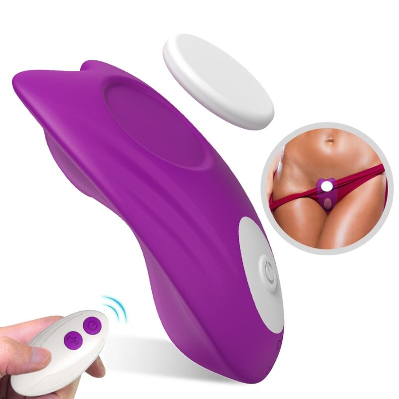 ARMONY - BUTTERFLY TRAGBARES HÖSCHEN VIBRATOR MIT FERNBEDIENUNG LILA