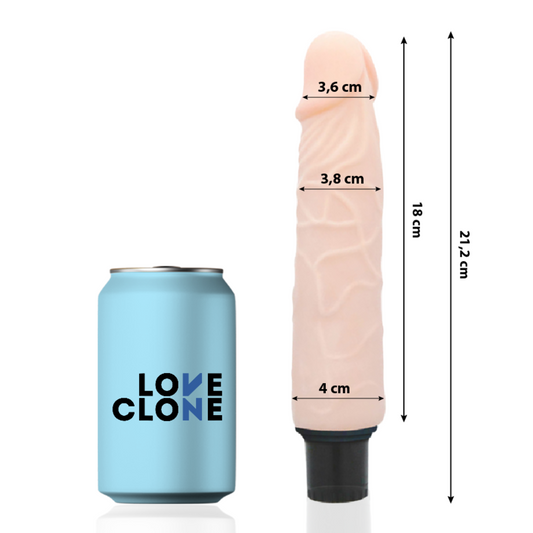 LOVECLONE - FINN SELBSTSCHMIERENDER VIBRATOR 21.2 CM -O- 3.8 CM