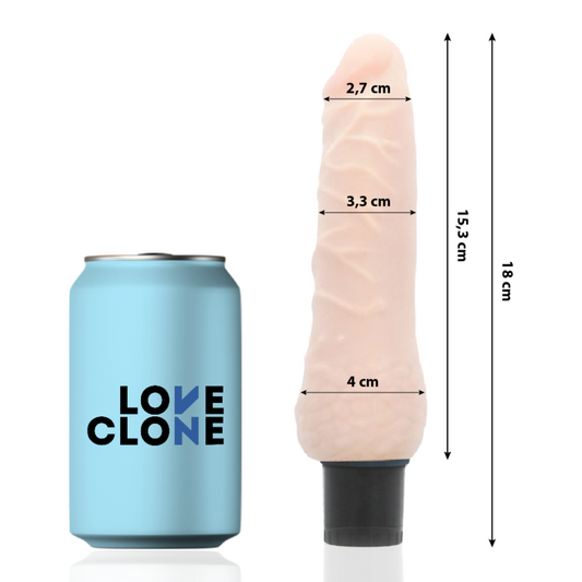 LOVECLONE - SVEN SELBSTSCHMIERENDER VIBRATOR 18.5 CM -O- 3.3 CM