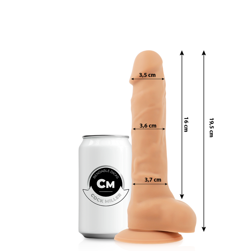 COCK MILLER - SILIKON-DICHTE ARTIKULIERBARES COCKSIL 19,5 CM