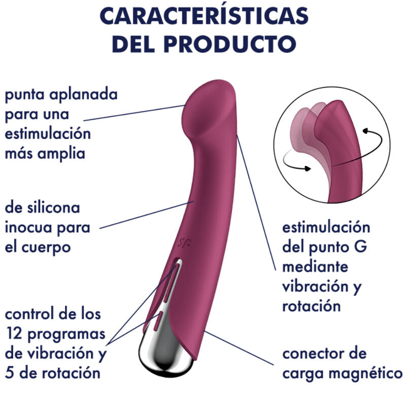 SATISFYER - SPINNING G-SPORT 1 ROTATOR VIBRATOR ROT