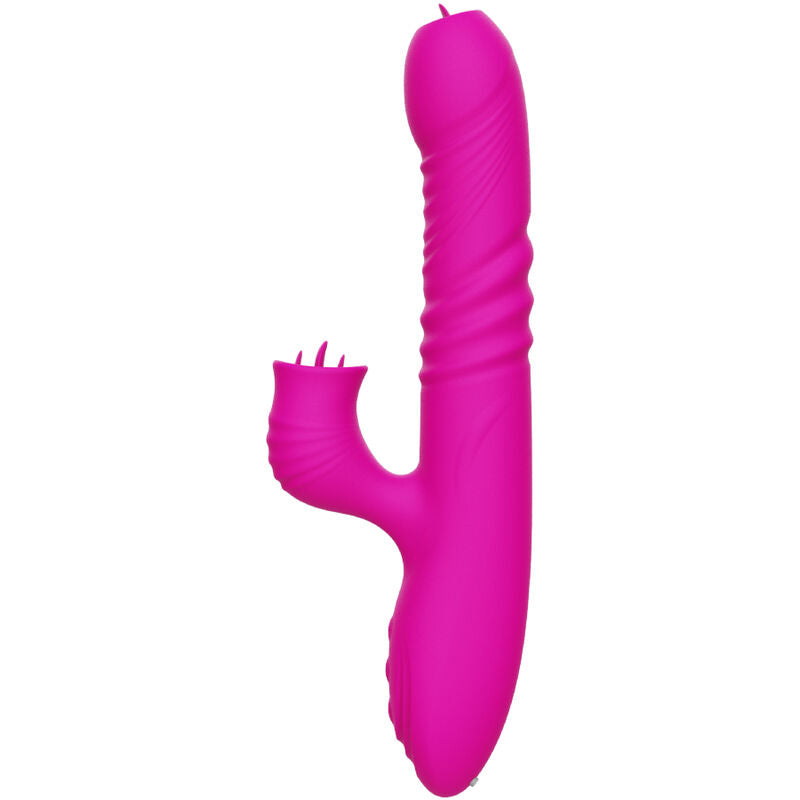 ARMONY - FANNY MULTIFUNKTIONS-DOPPELZUNGENVIBRATOR FUCHSIA WÄRMEEFFEKT