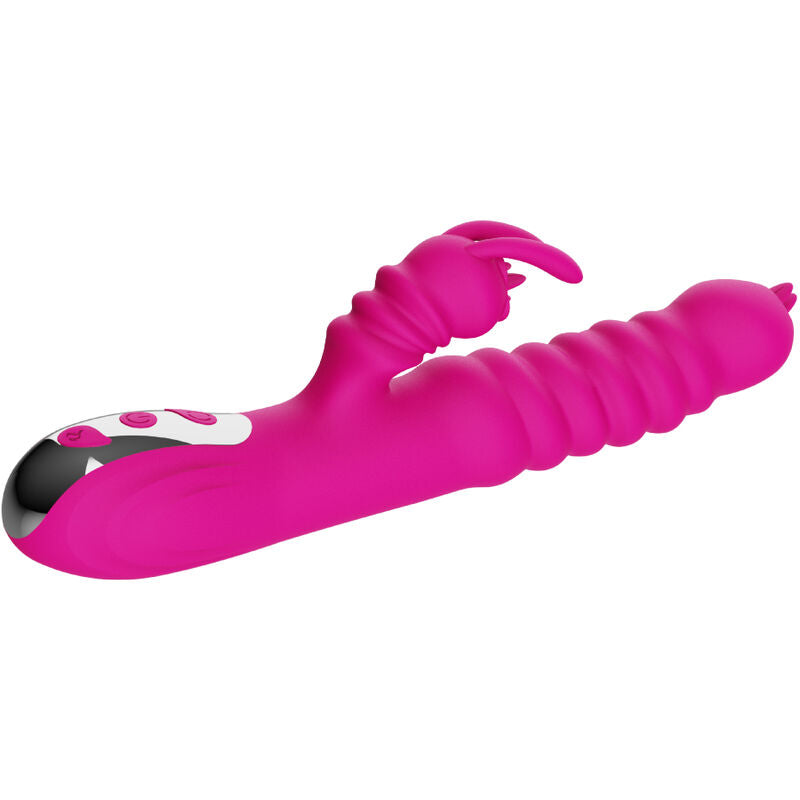 ARMONY - RABBIT DOPPELZUNGE MULTIFUNKTIONSVIBRATOR FUCHSIA WRMEEFFEKT