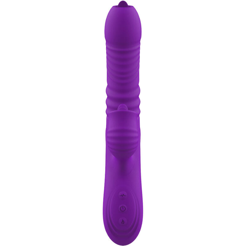 ARMONY - VOLLSTNDIGER G-PUNKT-KANINCHENVIBRATOR MIT STIMULIERENDEM ZUNGENVIOLETTEN WRMEEFFEKT