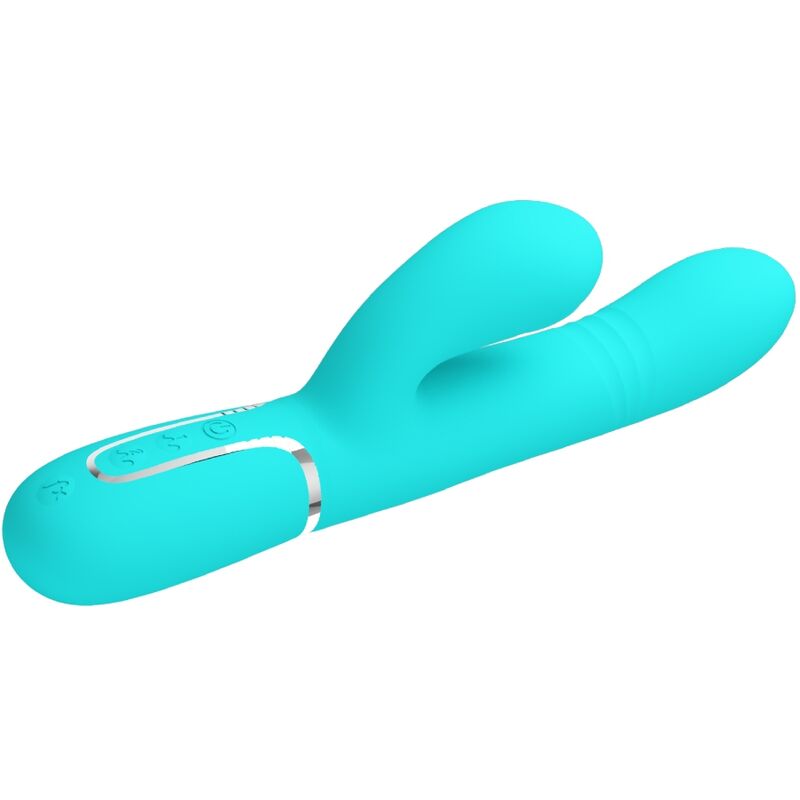 PRETTY LOVE - MULTIFUNKTIONS-G-SPOT-VIBRATOR AQUA GRÜN