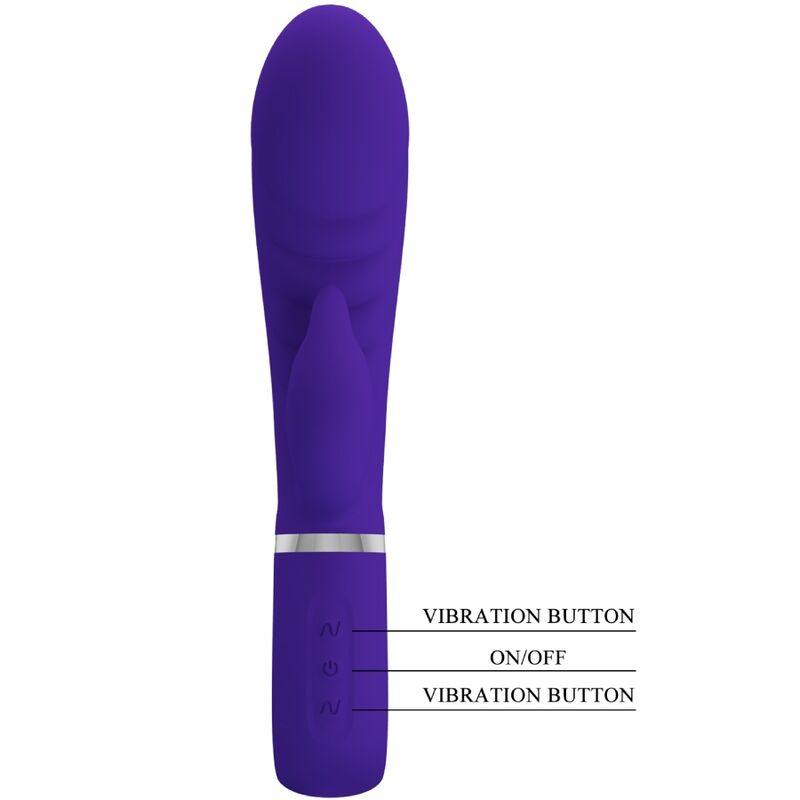 PRETTY LOVE - PRESCOTT MULTIFUNKTIONS-G-SPOT-VIBRATOR LILA