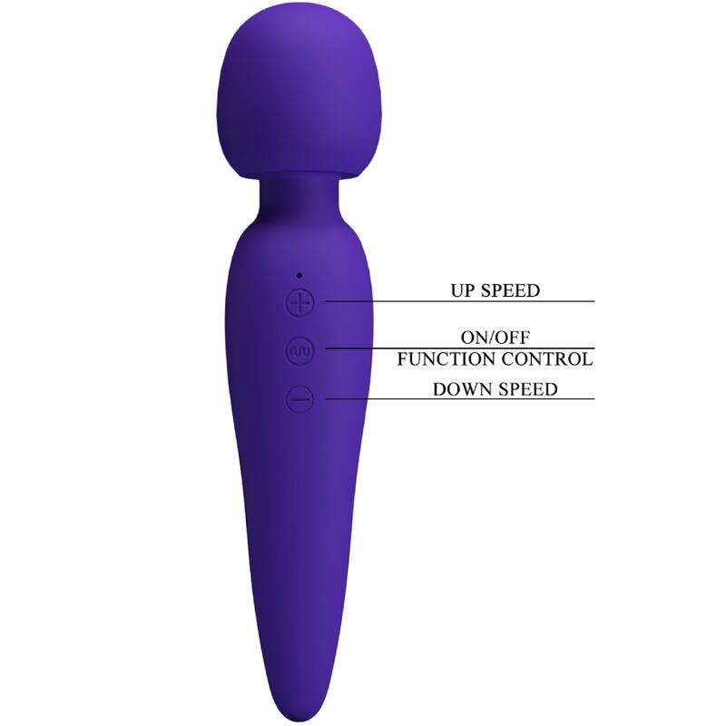 PRETTY LOVE - MEREDITH MASSAGER 12 VIBRATIONSMODI LILA