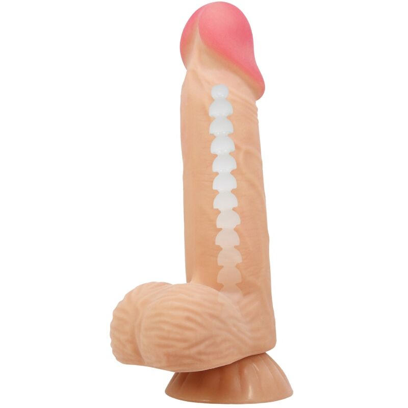 PRETTY LOVE - SLIDING SKIN SERIES REALISTISCHER DILDO MIT GLEITENDEM HAUT-SAUGNAP 20,6 CM