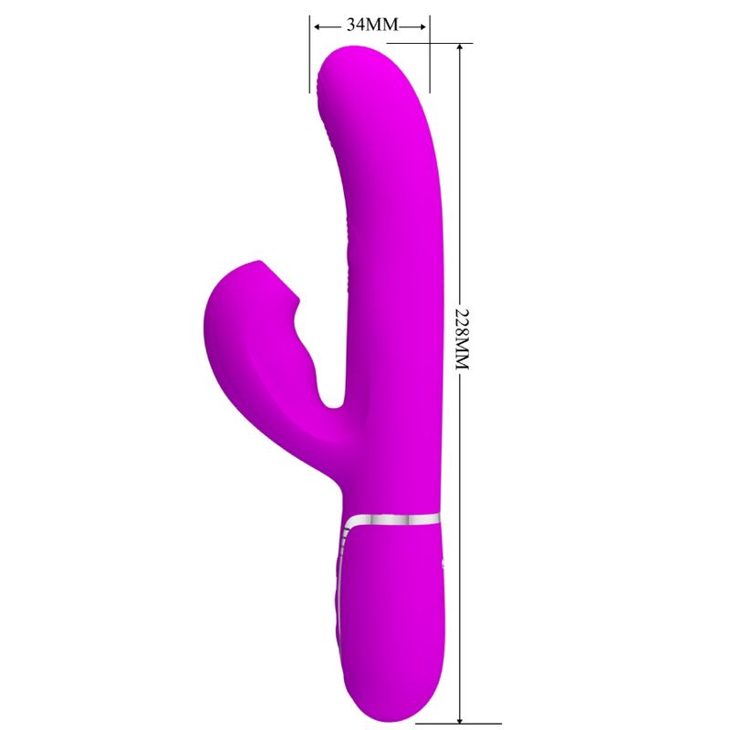 PRETTY LOVE - PERLITA MULTIFUNKTIONS-3-IN-1-G-SPOT-VIBRATOR VIOLETT