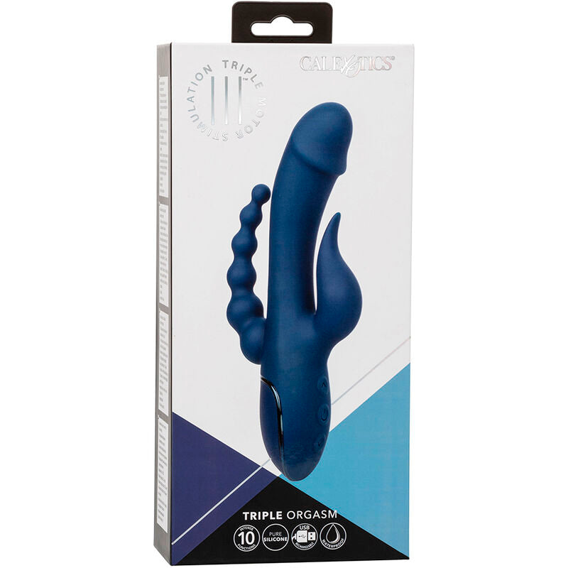 CALEXOTICS - VIBRATOR DREIFACH-ORGASMUS BLAU