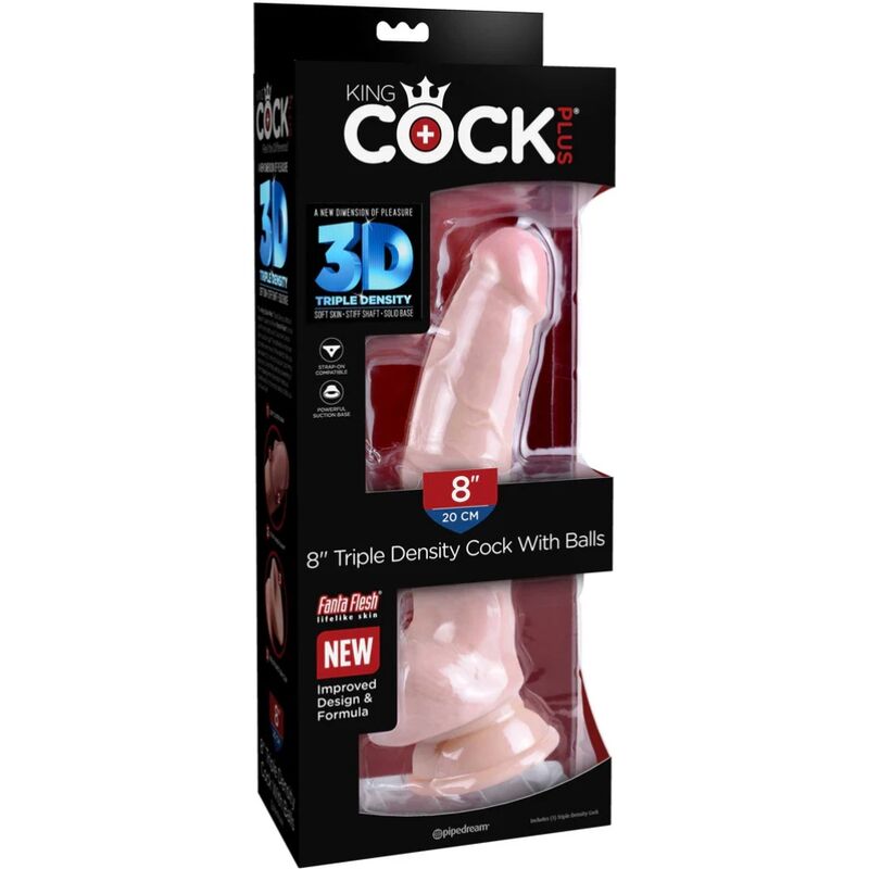 KING COCK - DREIFACHDENSITTSHAHN 18.4 CM