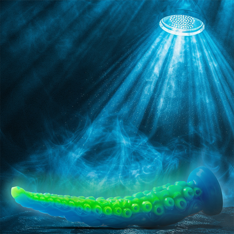 EPIC - SCYLLA FLUORESZIERENDER DÜNNER TENTAKEL-DILDO, KLEINE GRÖSSE