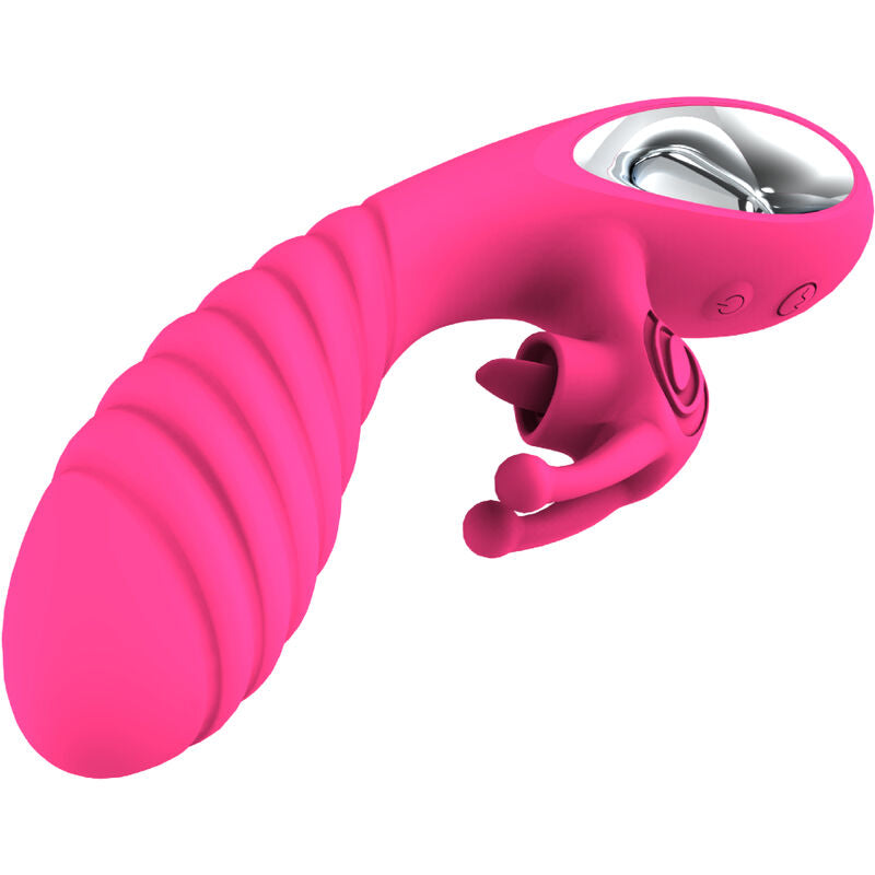 ARMONY - VICKY RABBIT VIBRATOR MIT FUCHSIA-ZUGRINGZUNGE