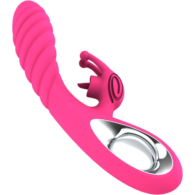 ARMONY - VICKY RABBIT VIBRATOR MIT FUCHSIA-ZUGRINGZUNGE