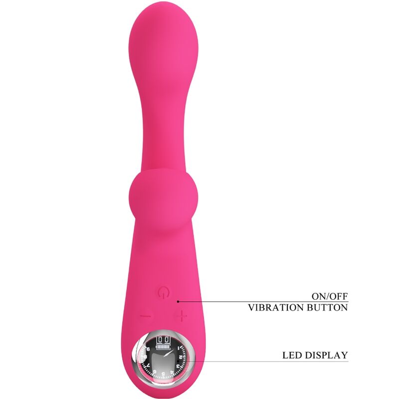 PRETTY LOVE - SKYLAR STIMULATOR VIBRATOR ROSA