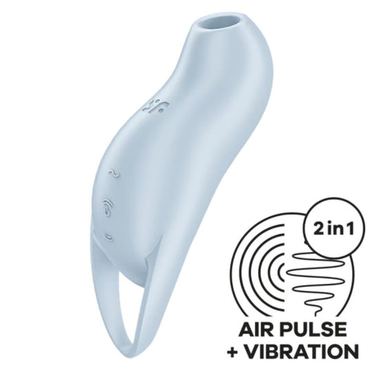 SATISFYER - POCKET PRO 1 KLITORIS-STIMULATOR HELLBLAU