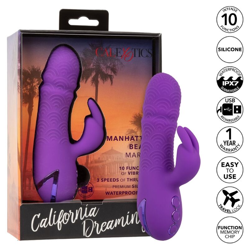 CALEXOTICS - MANHATTAN BEACH MARVEL VIBRATOR RABBIT LILA VON CALIFORNIA DREAMING