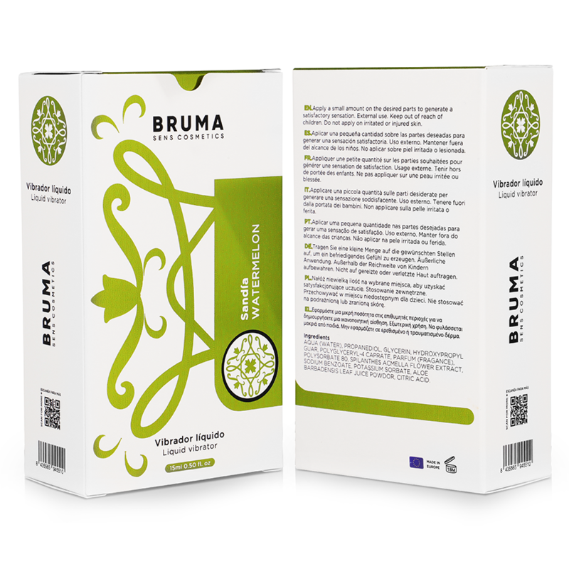 BRUMA - FLÜSSIGER VIBRATOR ULTRA GLEITENDE WASSERMELONE 15 ML