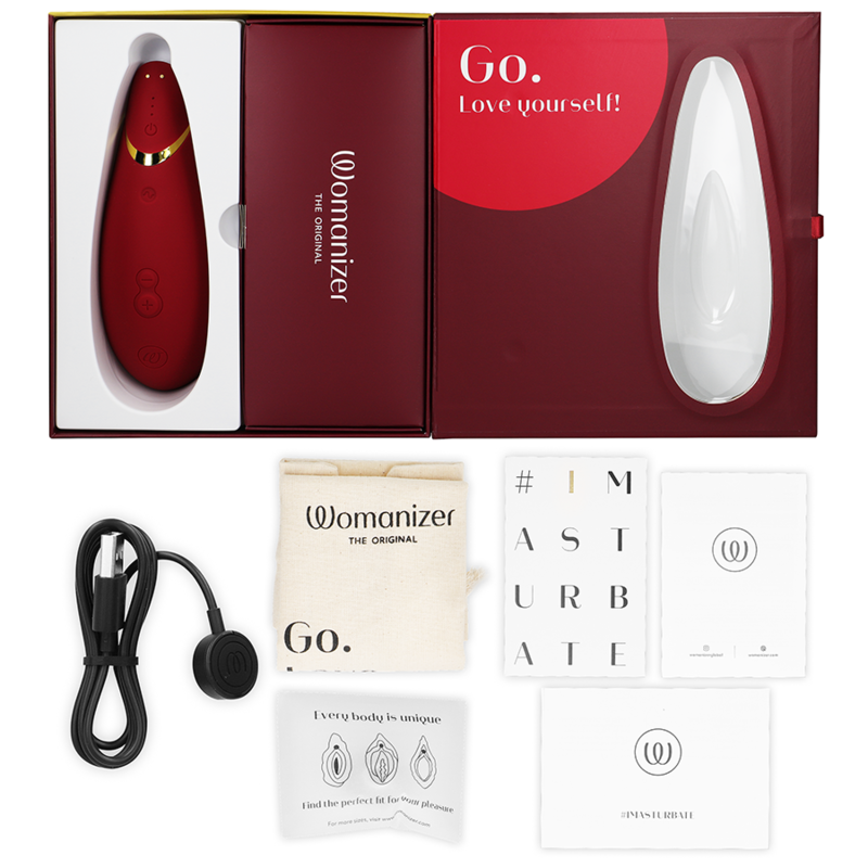 WOMANIZER - PREMIUM 2 KLITORALSTIMULATOR BORDEAUX