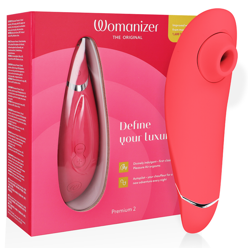 WOMANIZER - PREMIUM 2 KLITORALSTIMULATOR HIMBEERE