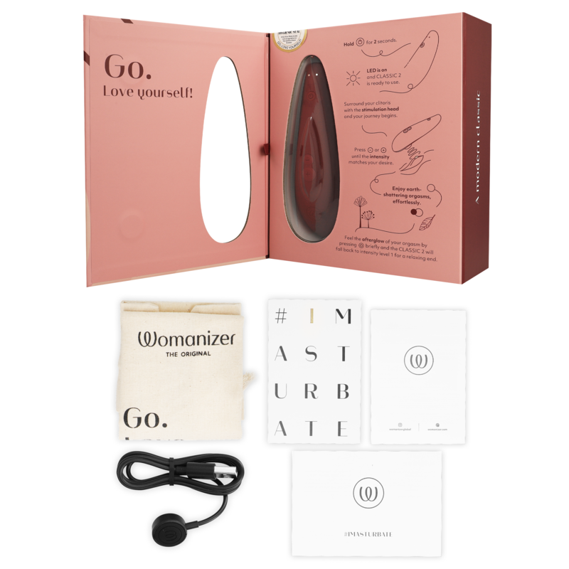 WOMANIZER - CLASSIC 2 KLITORALSTIMULATOR BORDEAUX