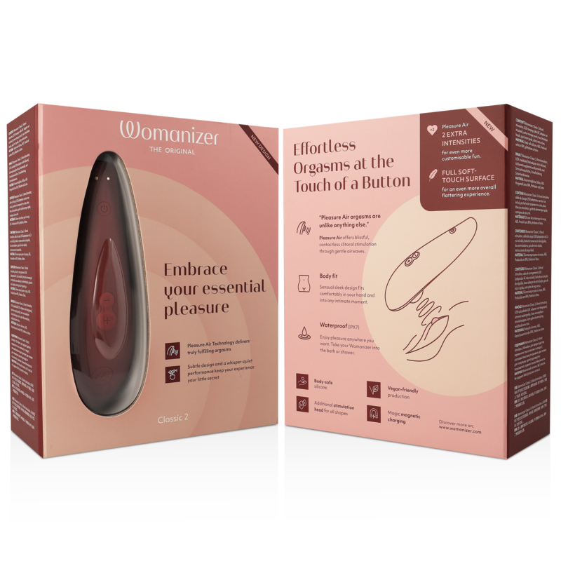 WOMANIZER - CLASSIC 2 KLITORALSTIMULATOR BORDEAUX