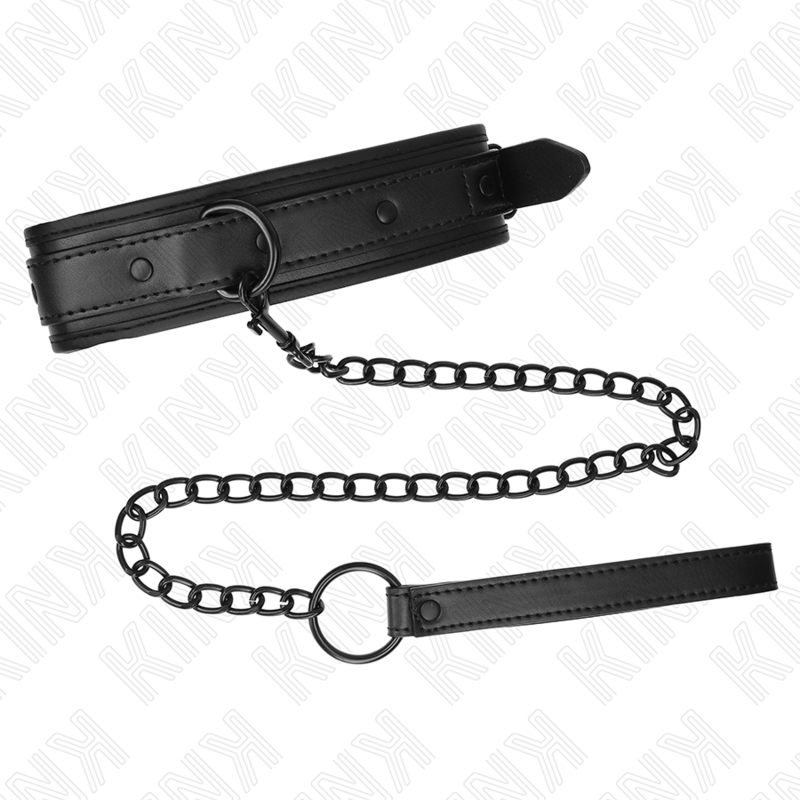 KINK - NEOPREN BONDAGE HALSBAND MODELL 2 MIT GÜRTEL 78 CM VERSTELLBAR 37,5 X 49,5 CM