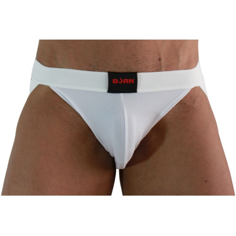 BURN - 007 JOCK LYCRA WEISS S