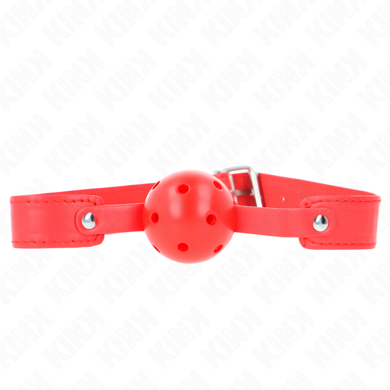 KINK - ROTER ATMUNGSAKTIVER BALL 4,5 CM Knebel 65 x 2,5 CM