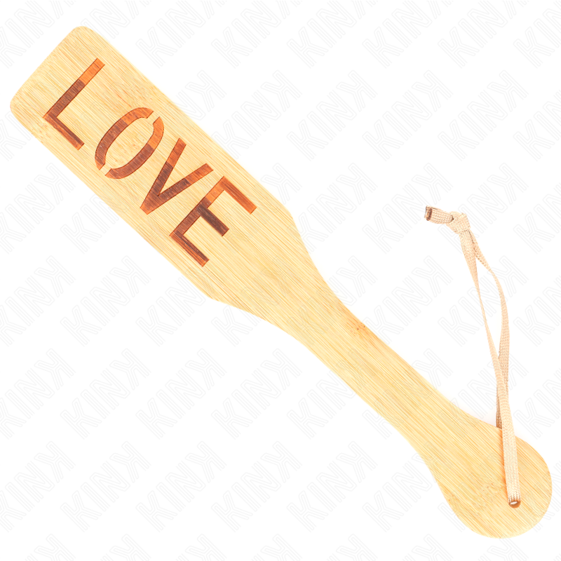 KINK - BAMBUSPALETTE WORT LIEBE 32 X 5,5 CM