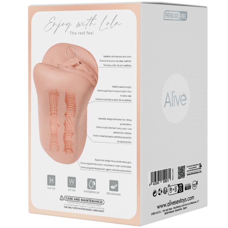 ALIVE - FLEX MÄNNLICHER MASTURBADOR VAGINAL GRÖSSE M