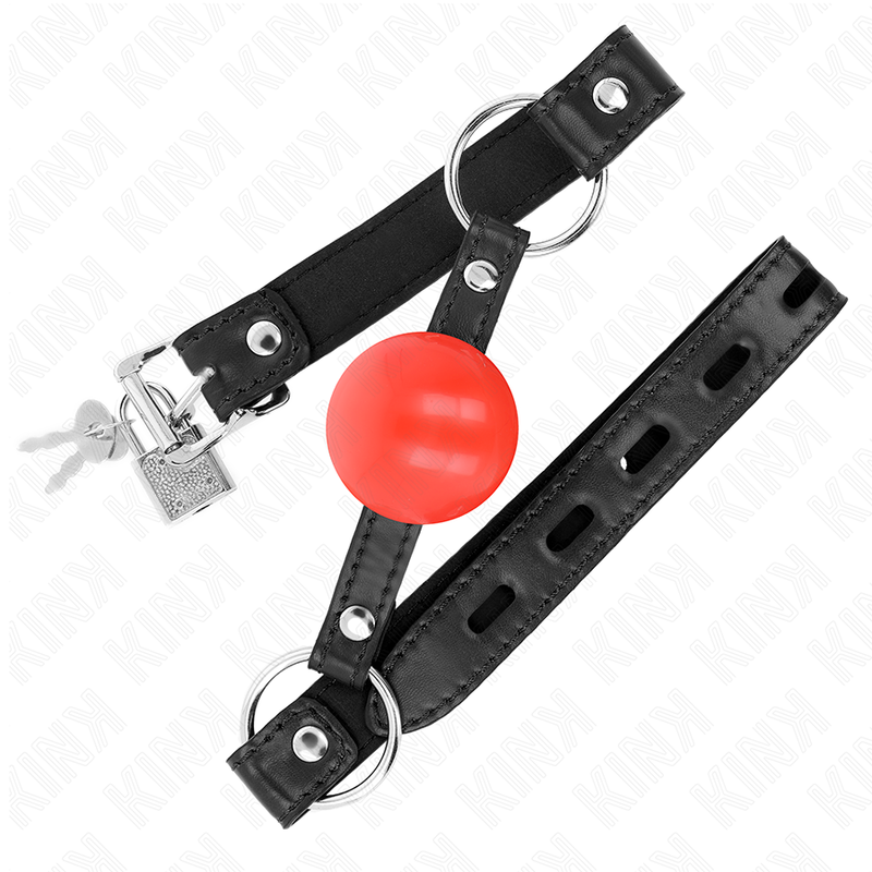 KINK - ROTER TPE-BALL 4 CM KNEBEL 60 x 2 CM