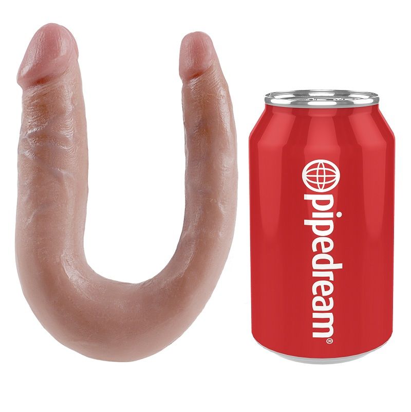 KING COCK - DOPPELPENETRATIONSDILDO 12.7 CM NATÜRLICH