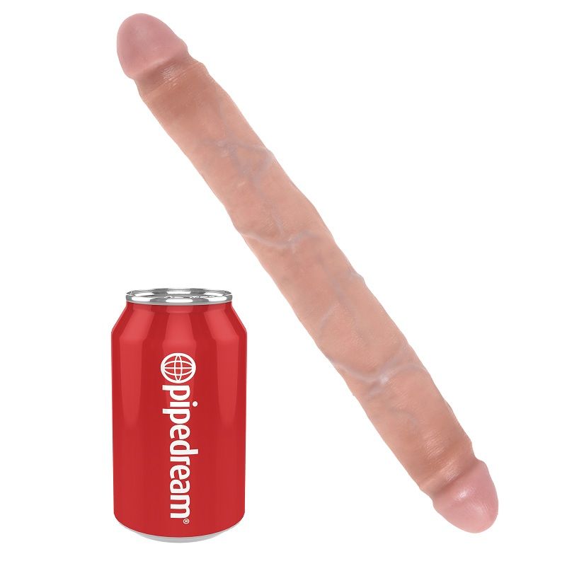 KING COCK - SCHLANKER DOPPELDILDO 30 CM