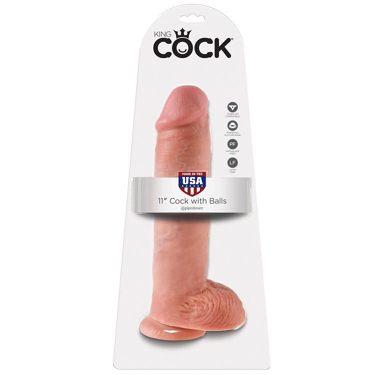 KING COCK - 11 SCHWANZFLEISCH MIT EIER 28 CM