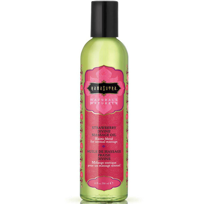 KAMASUTRA - NATURALS GÖTTLICHES ERDBEERMASSAGEÖL 236ML