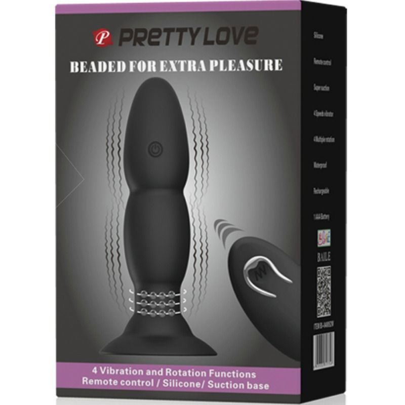 PRETTY LOVE - PLUG VIBRATOR UND ROTATION DURCH FERNBEDIENUNG