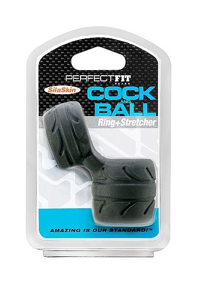 PERFECT FIT BRAND - SILASKIN COCK & BALL SCHWARZ