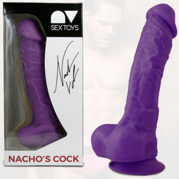 NACHO VIDAL - NACHO VIDAL PENIS-REPLIK 24CM FLIEDER