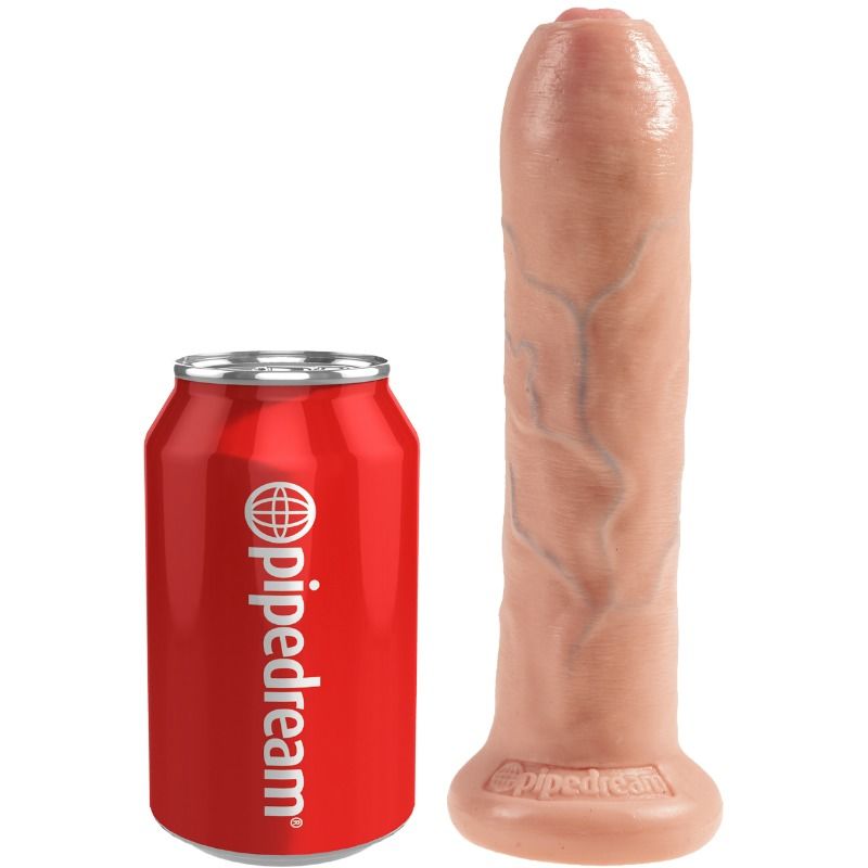 KING COCK - REALISTISCHER DILDO UNGESCHNITTENES FLEISCH 21 CM