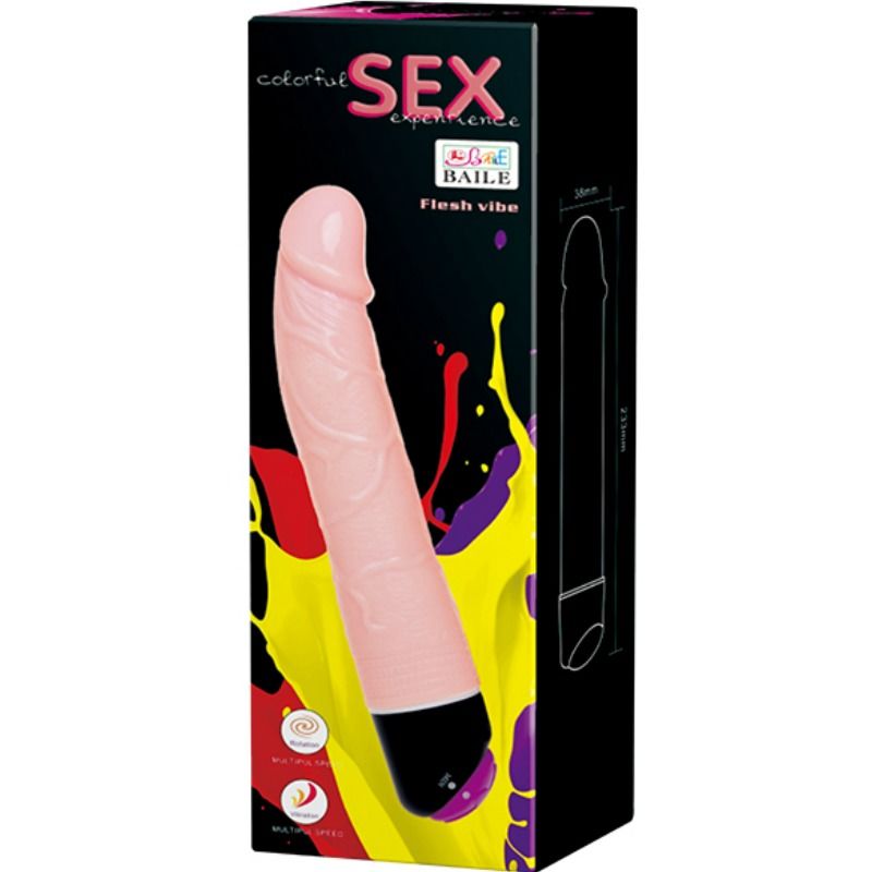 BAILE - BUNTE SEX VIBRATION UND ROTATION 24 CM