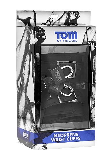 TOM OF FINLAND - NEOPRENE ARMBAND MANSCHETTEN MIT SCHLOSS