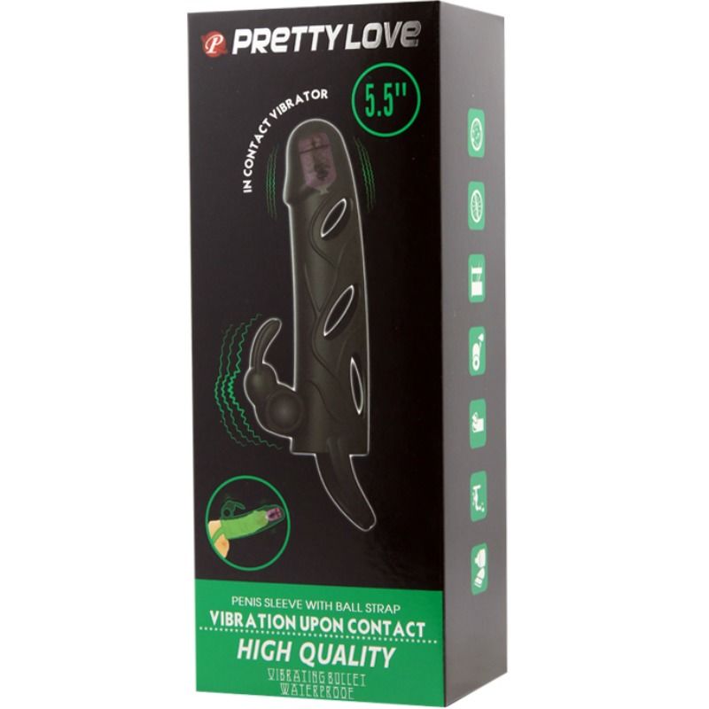 PRETTY LOVE - SILIKONHÜLLE MIT VIBRATION 14 CM 2.0