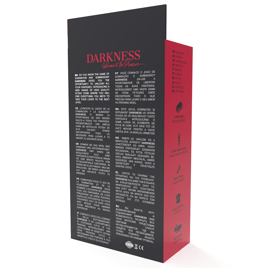 DARKNESS - SCHWARZE HANDSCHELLEN